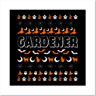 Gardener Ugly Halloween T-shirt Posters and Art